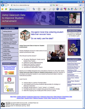 Using Classroom Data to Improve Student Achievement