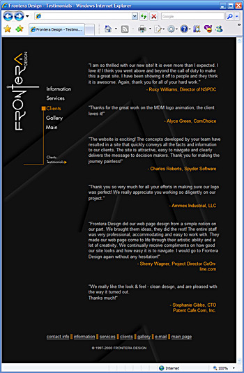 Frontera Design v.1.0