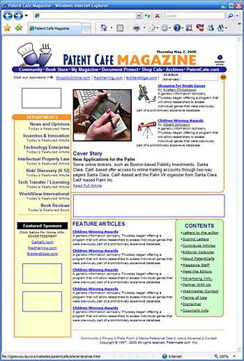 Patent Cafe Magazine