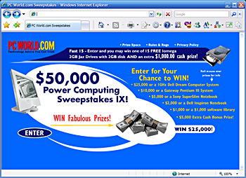 PC World Sweepstakes