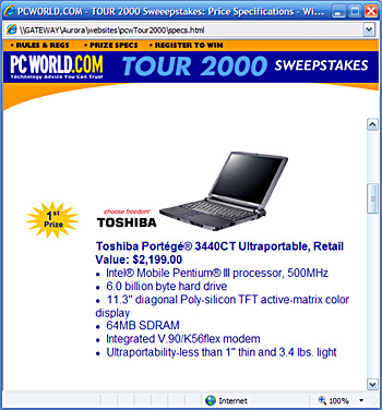 PC World Tour 2000
